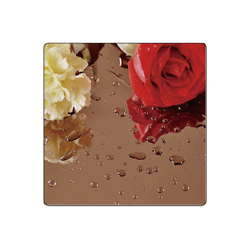 Mirror Tin-Gold rose YS-2021 